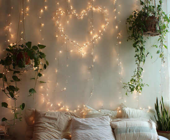 Top 10 Cozy Bedroom Glow with String Lights & Rugs Ideas